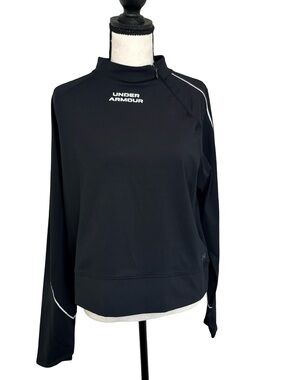 Under Armour ColdGear Black Athletic Pullover Running Top Women’s M
